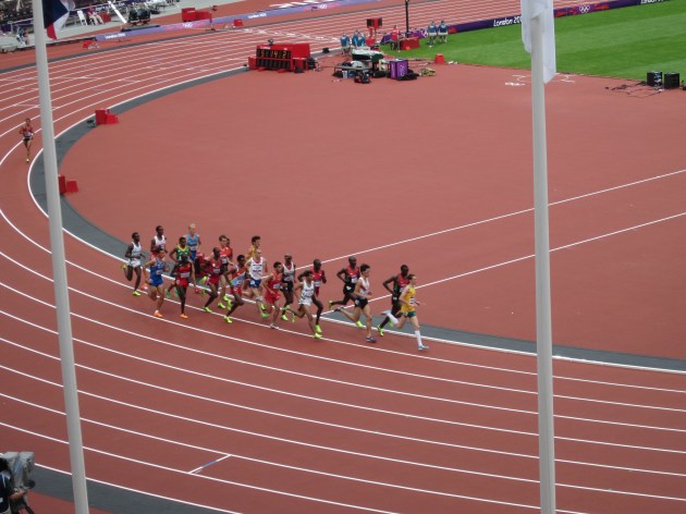 Olympic Park, 8.08.12, 5000m, Heat 1, lap 5